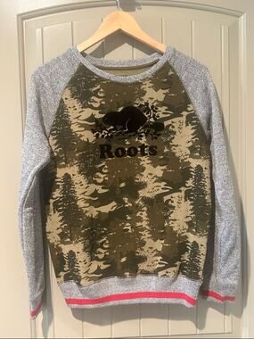 ROOTS Camo Pullover